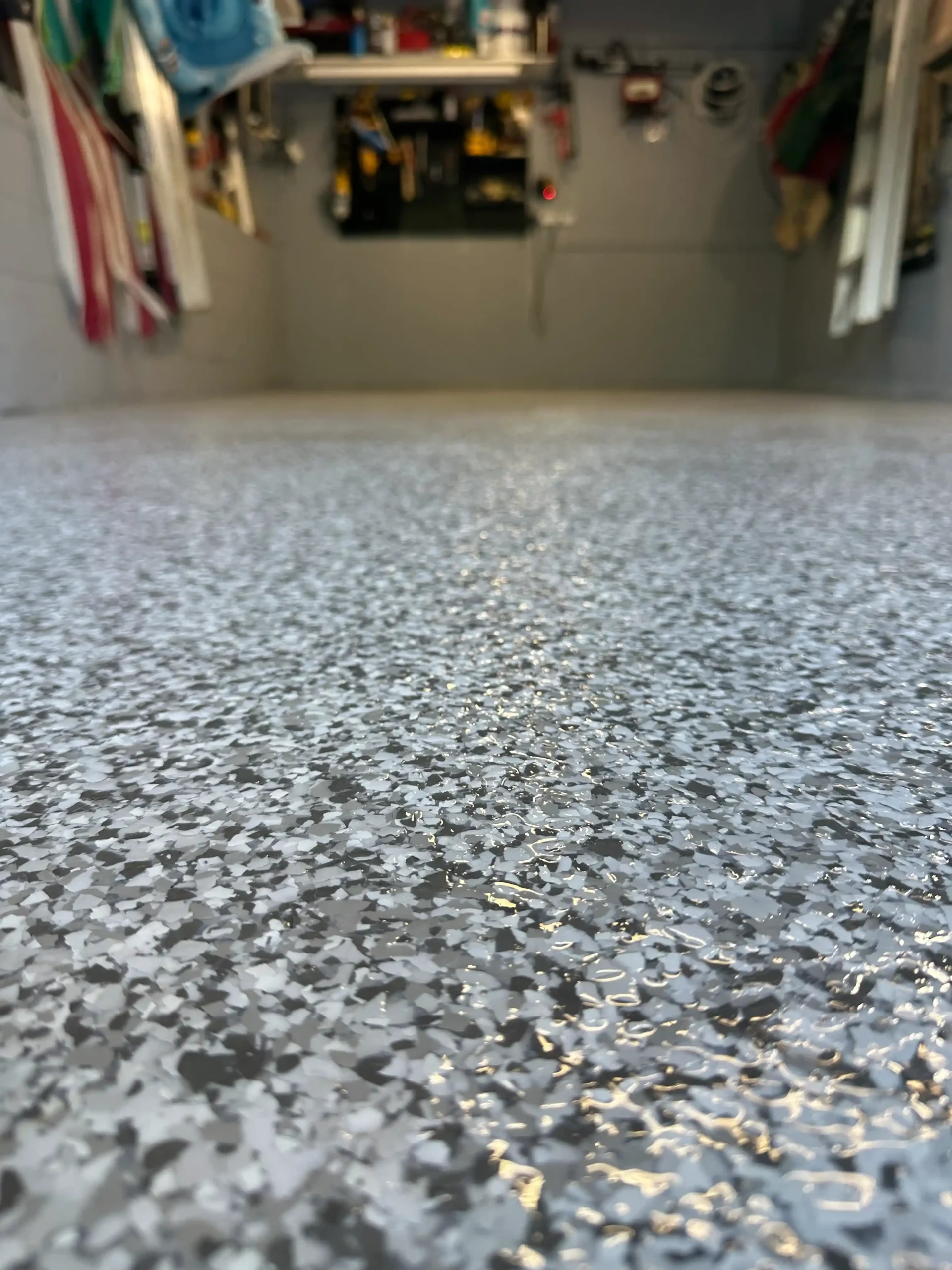 Professional epoxy flooring finish