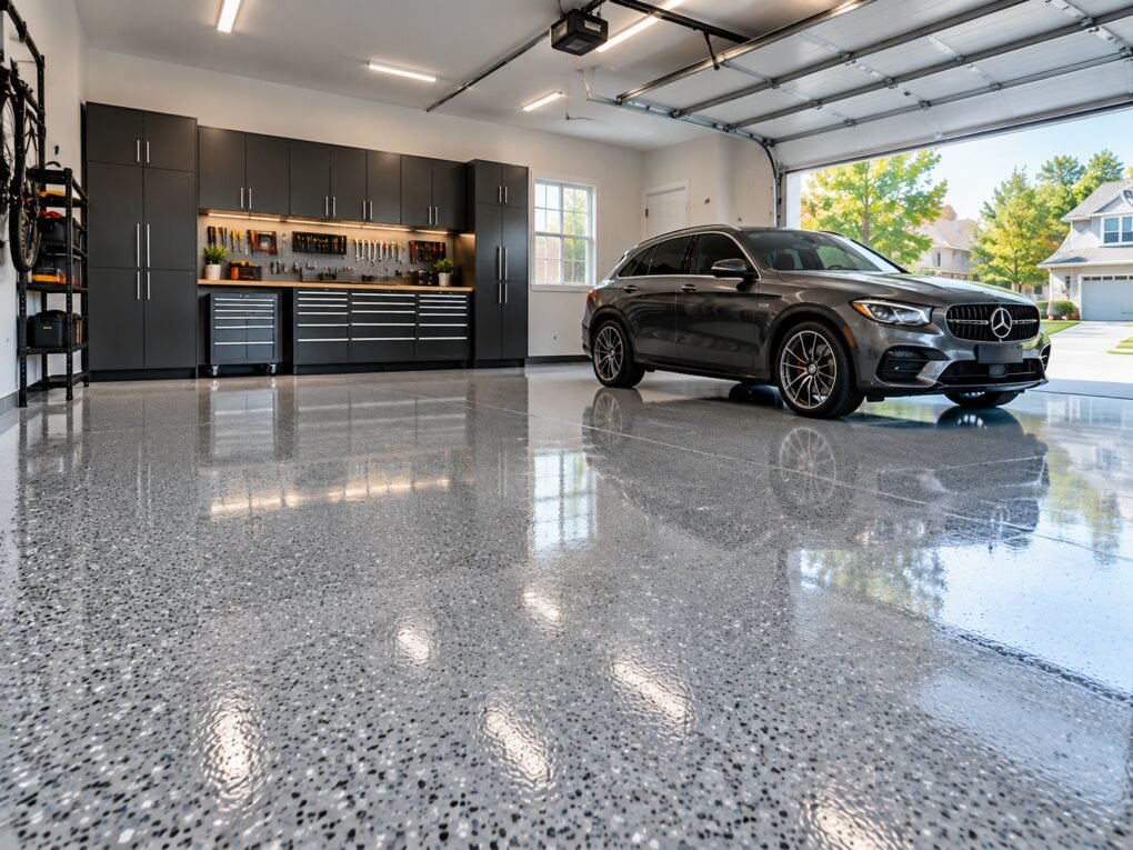 Garages epoxy flooring