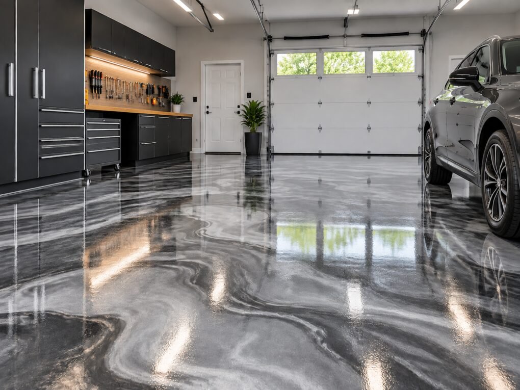 Metallic Epoxy Flooring project