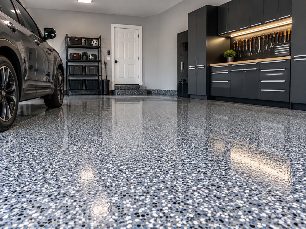 Flake Epoxy Flooring project